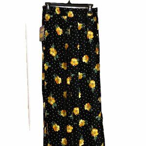 BeBop Pants Long Leg Slits size M NWT